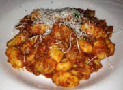 Butternut Squash Gnocchi with Bolognese Sauce