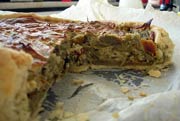 Artichoke and Wild Greens Pie