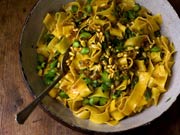 Pappardelle with Asparagus and Spiced Butter
