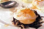 Boiled Eggs with Porcini Mushrooms