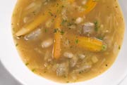 Cabbage and White Bean Soup with Sausage