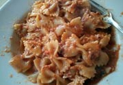 Farfalle with Pancetta