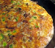 Olive and Egg Omelette