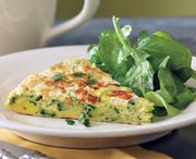 Frittata with Zucchini and Goat Cheese