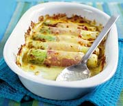 Leeks with Prosciutto