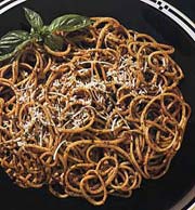 Linguine with Sun-Dried Tomato Pesto