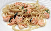 Linguine with Shrimp, Garlic, and Basil