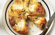 Onion and Ricotta Omelette