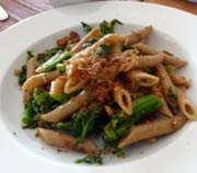 Penne with Broccoli Rabe, Tomatoes, and Parmigiano