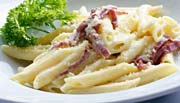 Penne with Lemon Cream and Prosciutto