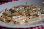 Penne with Parmesan and Prosciutto