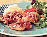 Pork Scaloppine with Sun-Dried Tomatoes and Rosemary