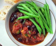Pork Stew with Green Beans and Olives