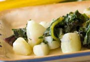 Potato Salad with Swiss Chard