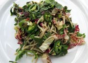 Radicchio Salad with Mushrooms
