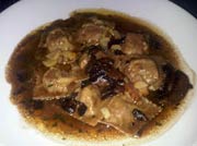 Mushroom Ravioli in Porcini Broth