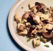 Ricotta Gnocchi with Mushrooms
