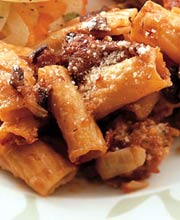 Baked Rigatoni with Sausage and Mushrooms (For Large Gatherings)