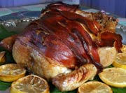Roast Chicken with Pancetta