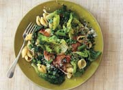 Shell Pasta with Peas, Asparagus and Prosciutto
