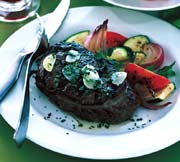Bistecca ai Ferri con Rucola e Parmigiano