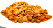 Tagliatelle with Fresh Cranberry Bean Sauce