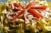 Tagliatelle with Salmon