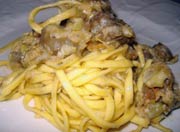 Tagliatelline with Onions
