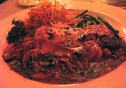 Veal Scaloppine with Eggplant and Mushrooms (Scaloppine di Vitello con Melanzane e Funghi)